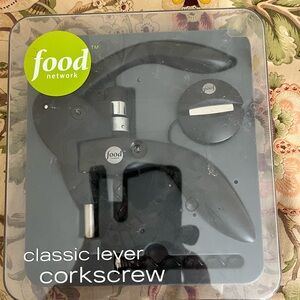 Food Network Gray and Black Corkscrew Set